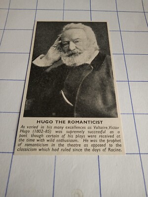 Victor Hugo der Romantiker Valtaire