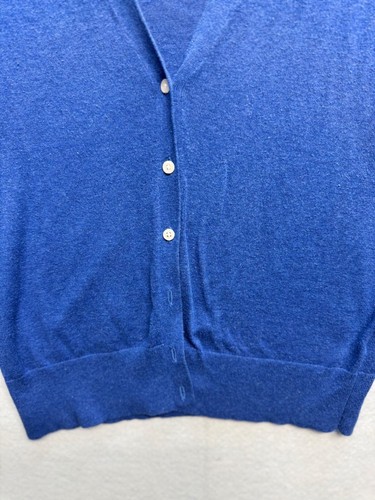 Banana Republic Womens Blue Cardigan Sweater Button-Down V-Neck Lightweight SM - Picture 3 of 10