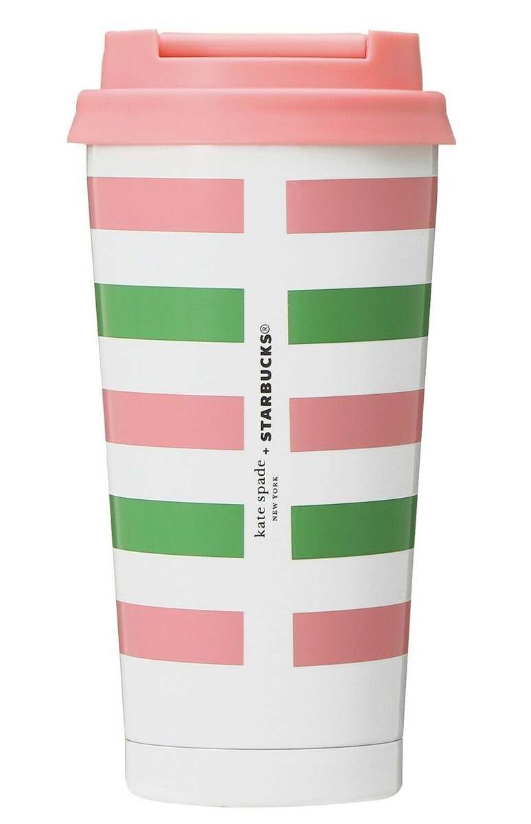 kate spade + Starbucks NYC Stripe stainless steel Tumbler
