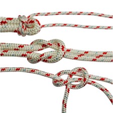 Braided Polyester Sailing Rope, Foresheet, Mainsheet Rope, Red Fleck: Freepost