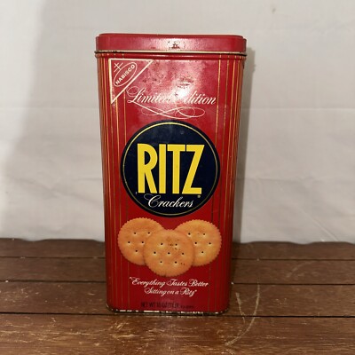 Vintage Nabisco Ritz Crackers Limited Edition Tin  1986