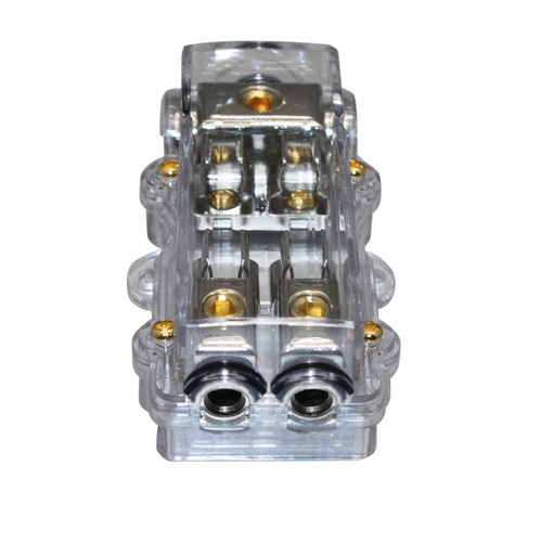 AGU Fused Distribution Block 4 6 8 10 Gauge 4Pcs 20A Fuses Psf-47N - Picture 3 of 4