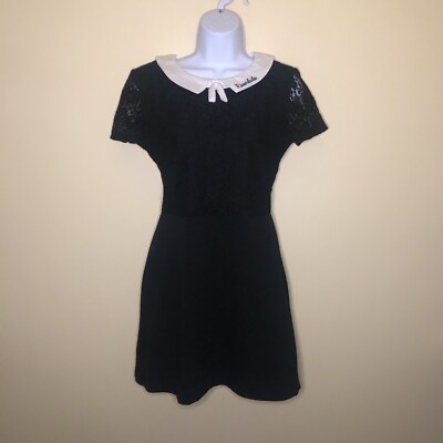 veronica lodge black lace dress Riverdale Veronica Lodge Costume Dress S/M Embroidered Collar Lace Top  Stretch