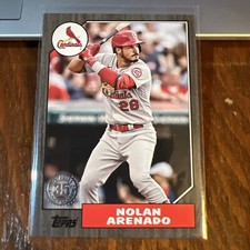 Nolan Arenado 2022 Series 1 1987 Topps Baseball 35th Anniversary Black /299