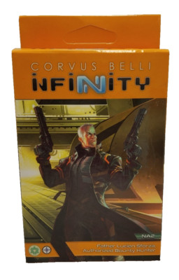 Father Lucien Sforza Authorized Bounty Hunter Infinity Nomads Neu OVP Tabletop *