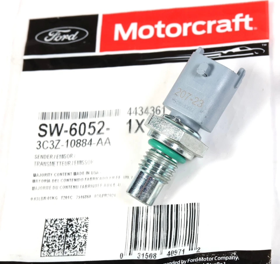 F250 F350 2003-2010 6,0 L 6,4 L diésel refrigerante/sensor de temperatura del aceite fabricante de equipos originales Ford Motorcraft Foto 2 de 4