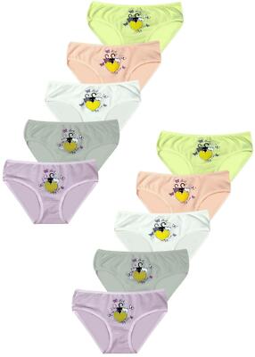10 Mädchen Slips Unterhosen Unterwäsche Panty Kinder Baumwolle Hipster Slip