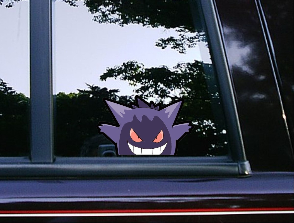 Gengar Sticker, Ghost Pokemon, Haunter, Ghastly, Halloween Gengar Sticker, Ghost Pokemon, Haunter, Ghastly, Halloween