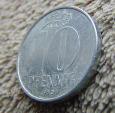 Monety, moneta ponad 10 fenigów, NRD, 1980 * A * rok ! ! !