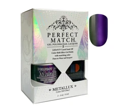 LeChat Perfect Match Metallux Soak off Gel Polish +Nail Lacquer #MLMS09 ANUBIS