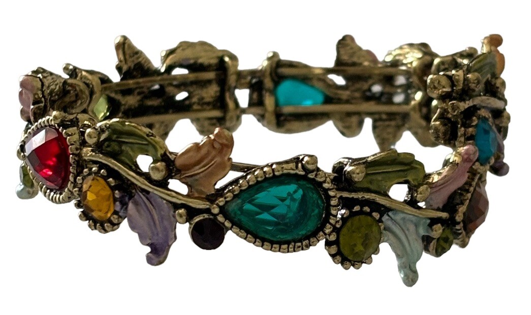 Multicolored Crystal Rhinestone Adjustable Vine  … - image 3