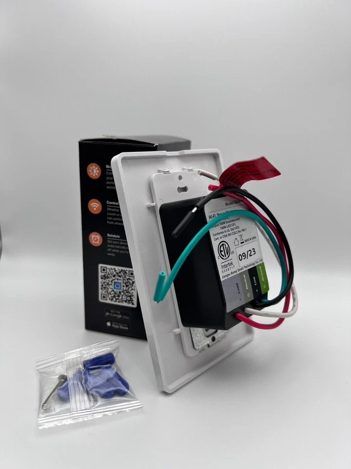 Smart WI-FI Dimmer Switch, Mobile or Voice Control, Timer, Brightness Adjustment - Image 4 of 4