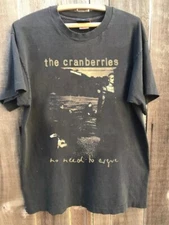 The Cranberries 1995 Tour Vintage Cotton Unisex Charcoal Unisex T-shirt S-5XL