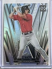 2024 Leaf Metal Baseball #106 LUKE KEASCHALL Prismatic Silver (XRC) /185