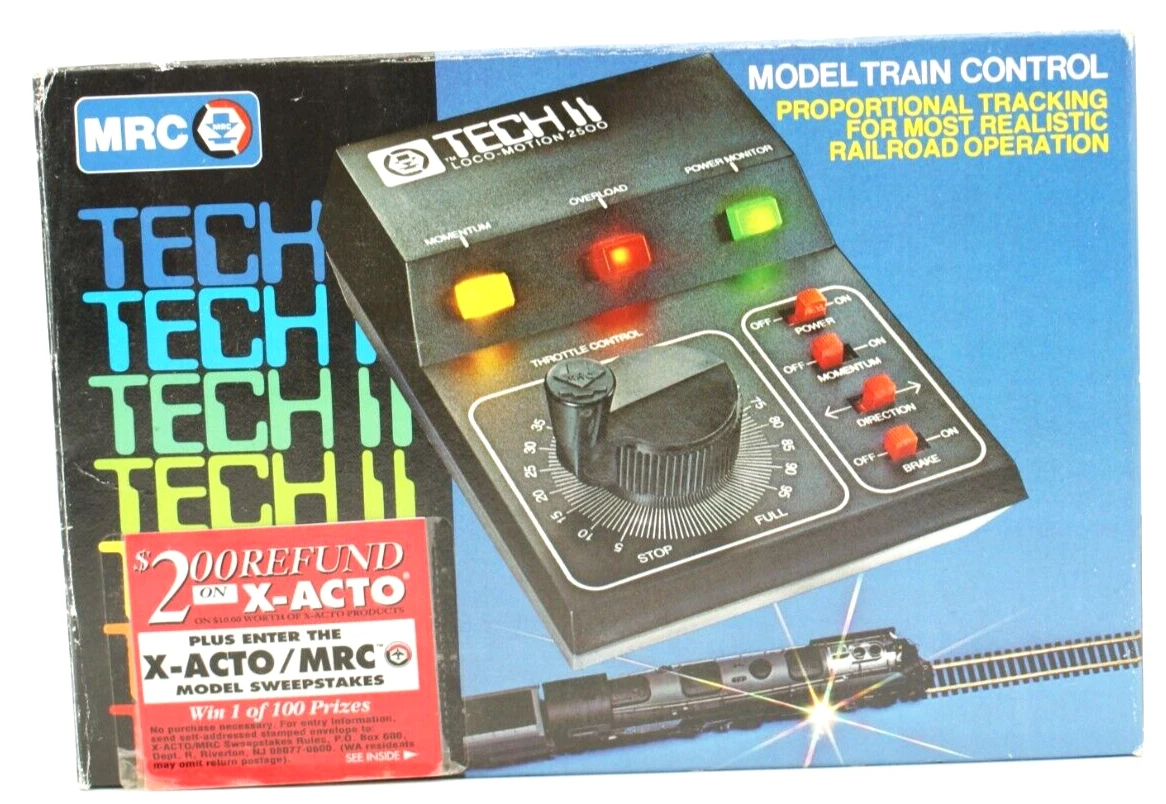 MRC Tech II Loco Motion 2500 Model Train Controller