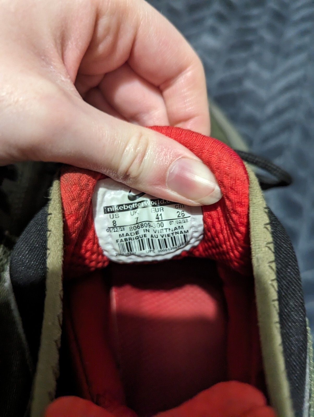 nike air max 95 sneakerboot olive green