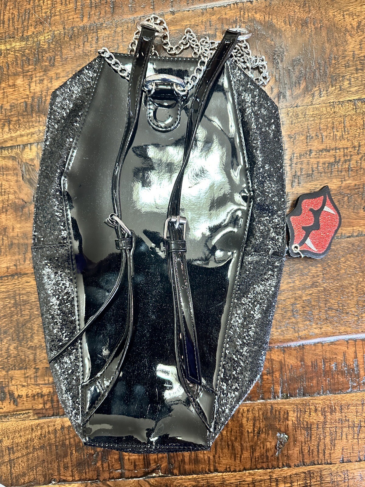 Betsey Johnson Kitsch Can’t Stop Coffin Backpack Bag … Gem