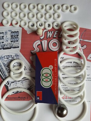 Kit Complet Pour Flipper Gottlieb Sweet Sioux - Billes, Ampoules, élastiques Neuf