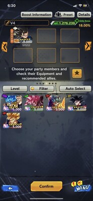 Compte Avancé Dragon Ball Legends – Android – Jeu BANDAI NAMCO (État Comme Neuf)