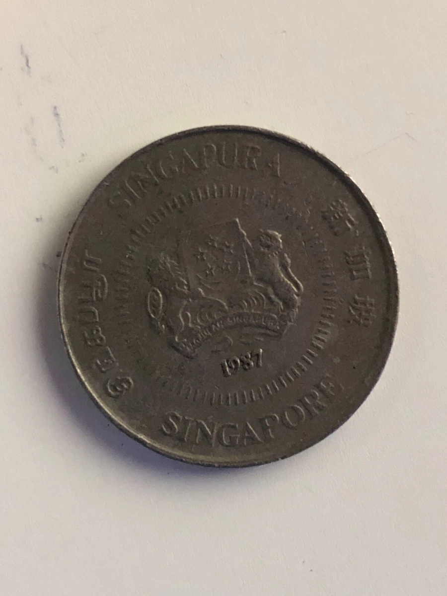 曾流通1987 新加坡硬币| eBay