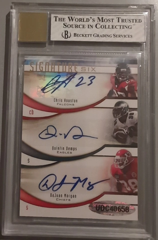 Erin HENDERSON Darnell BING MORGAN STELTZ DEMPS 2009 SP Signature Six AUTO #/40 - Image 2 of 2