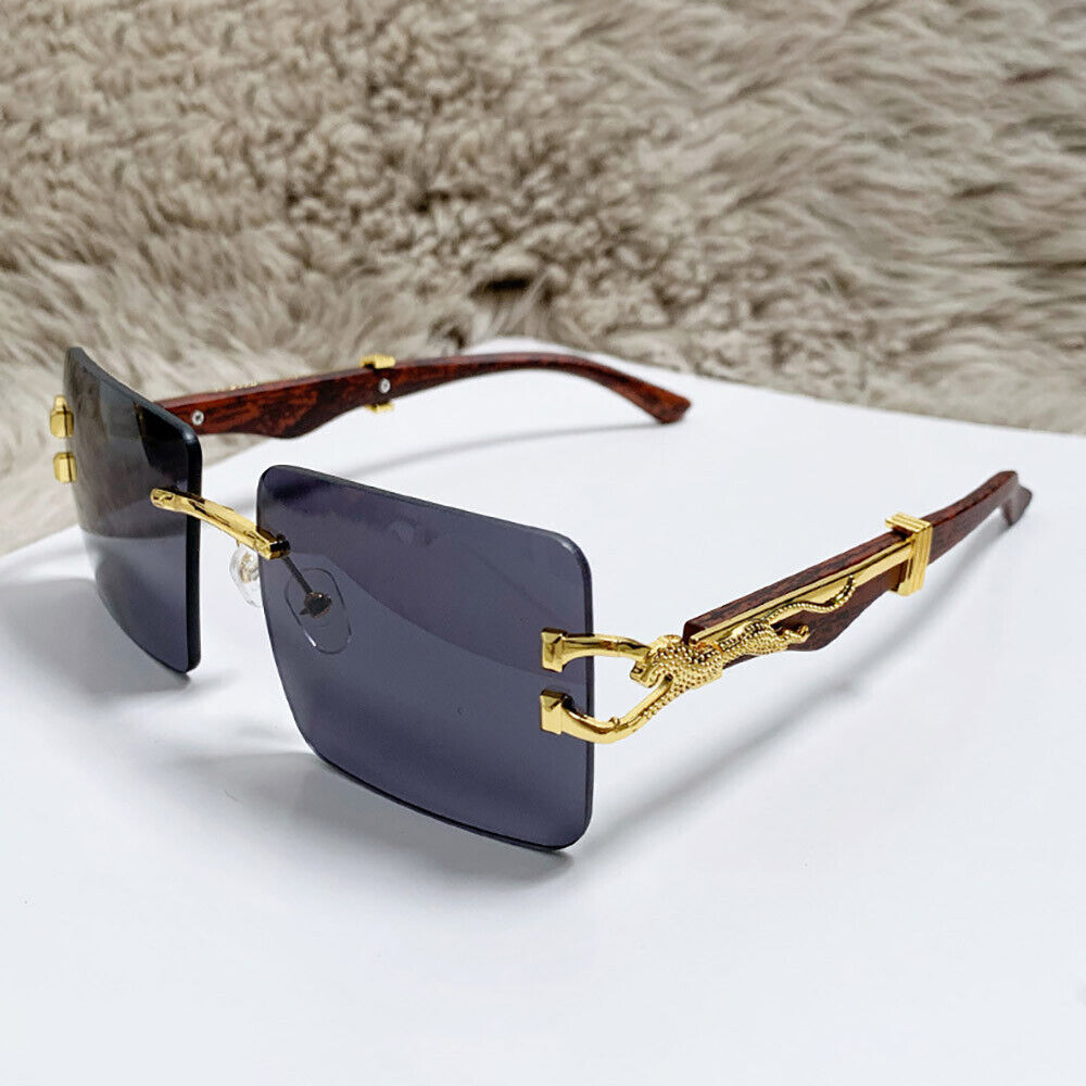 Oversized Square Sunglasses Retro Luxury UV400 Protection Unisex Shades MOJMBSBY Vintage Women Oversized Sunglasses Designer Luxury  main image 2