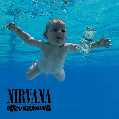 NIRVANA NEVERMIND ポスター(85×65) NIRVANA Nevermind BANNER HUGE 4X4 Ft Fabric Poster Tapestry Flag