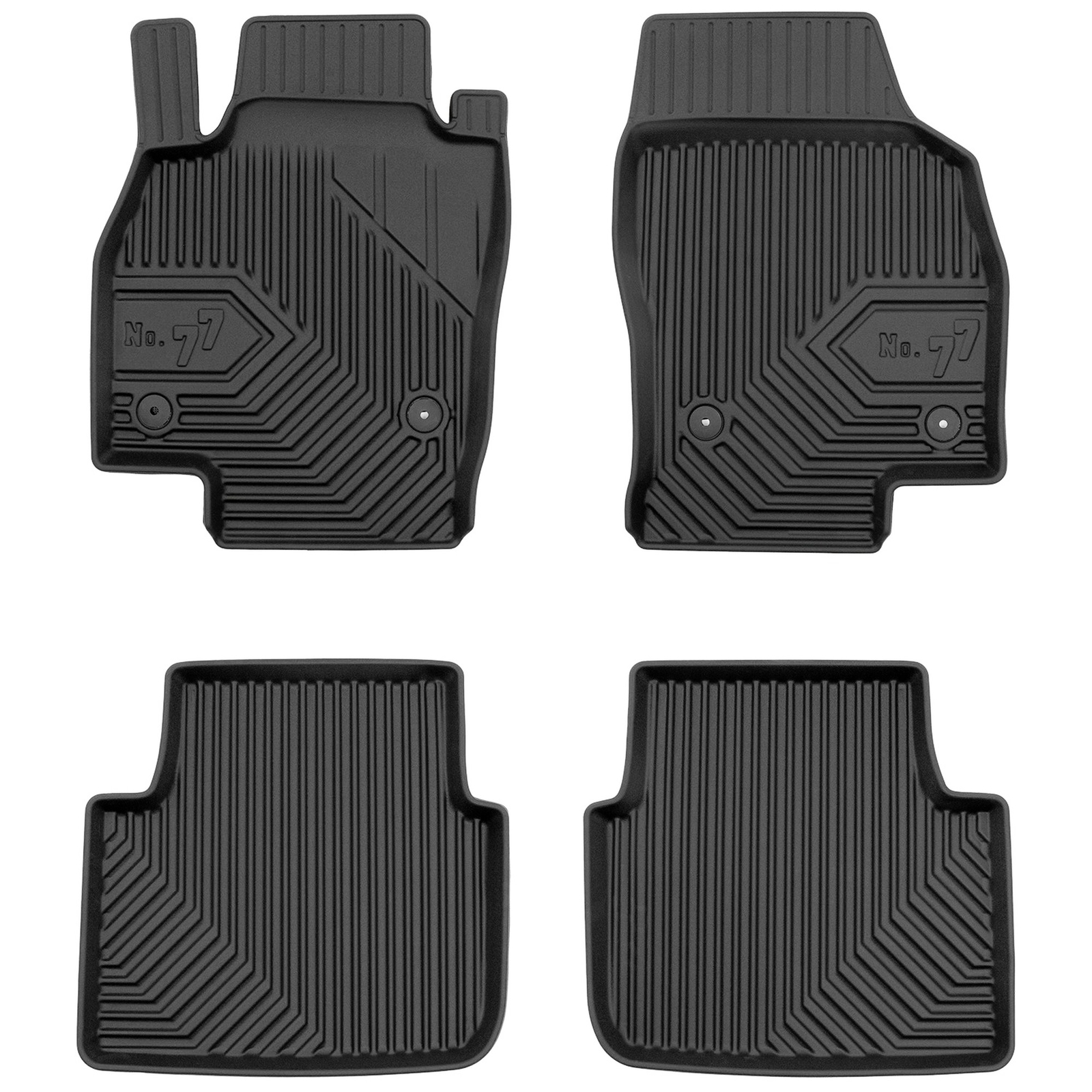 Tapis de sol TPE Frogum No.77 pour Skoda Scala contre la boue et l'eau