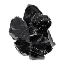 Black Obsidian - Rough Rocks for Tumbling - Wholesale Stone Crystal (Mexico)