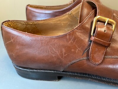 Men\'s Winthrop Brown Leather Shoes Vintage Pair Winthrop Mens 9 1/2  main image 2