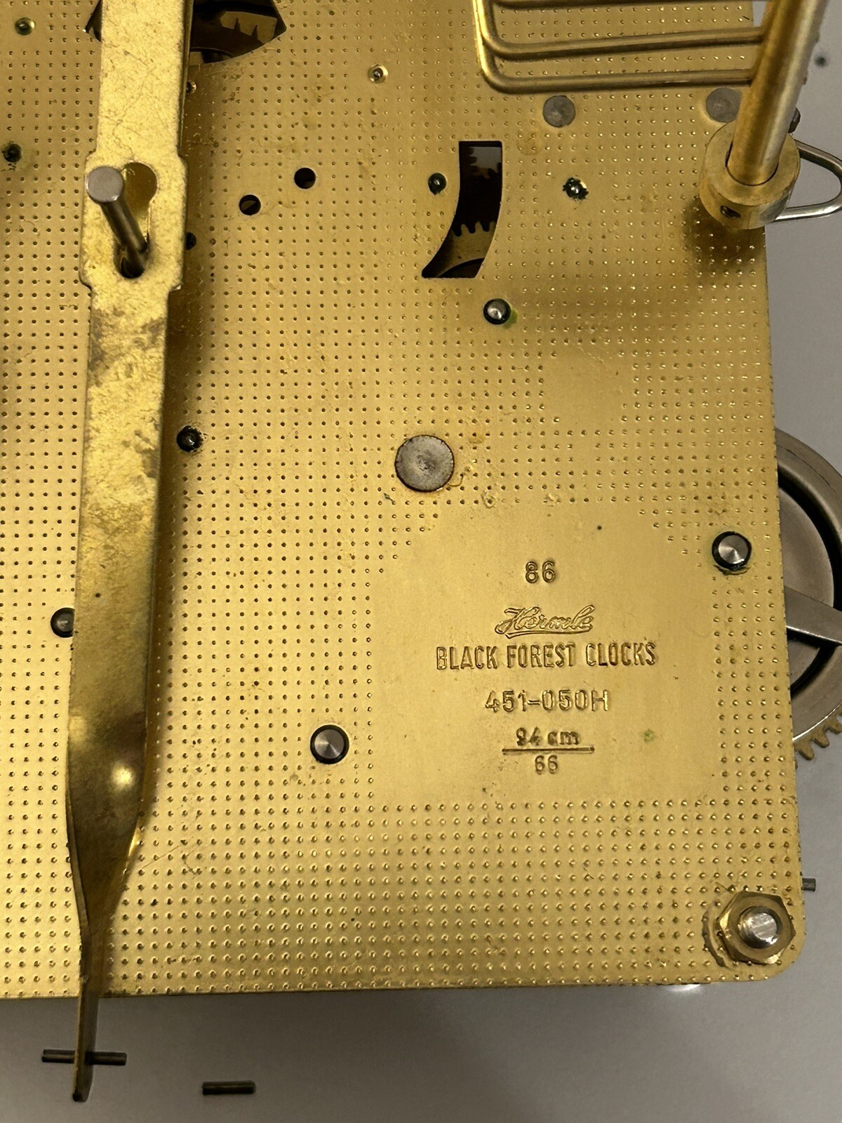 Hermle Grandfather Clock Movement 451050H With Face!!! eBay