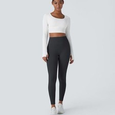 Halara Seamless Flow High Waisted Tummy Control Butt Lifting Yoga Leggings SZ S