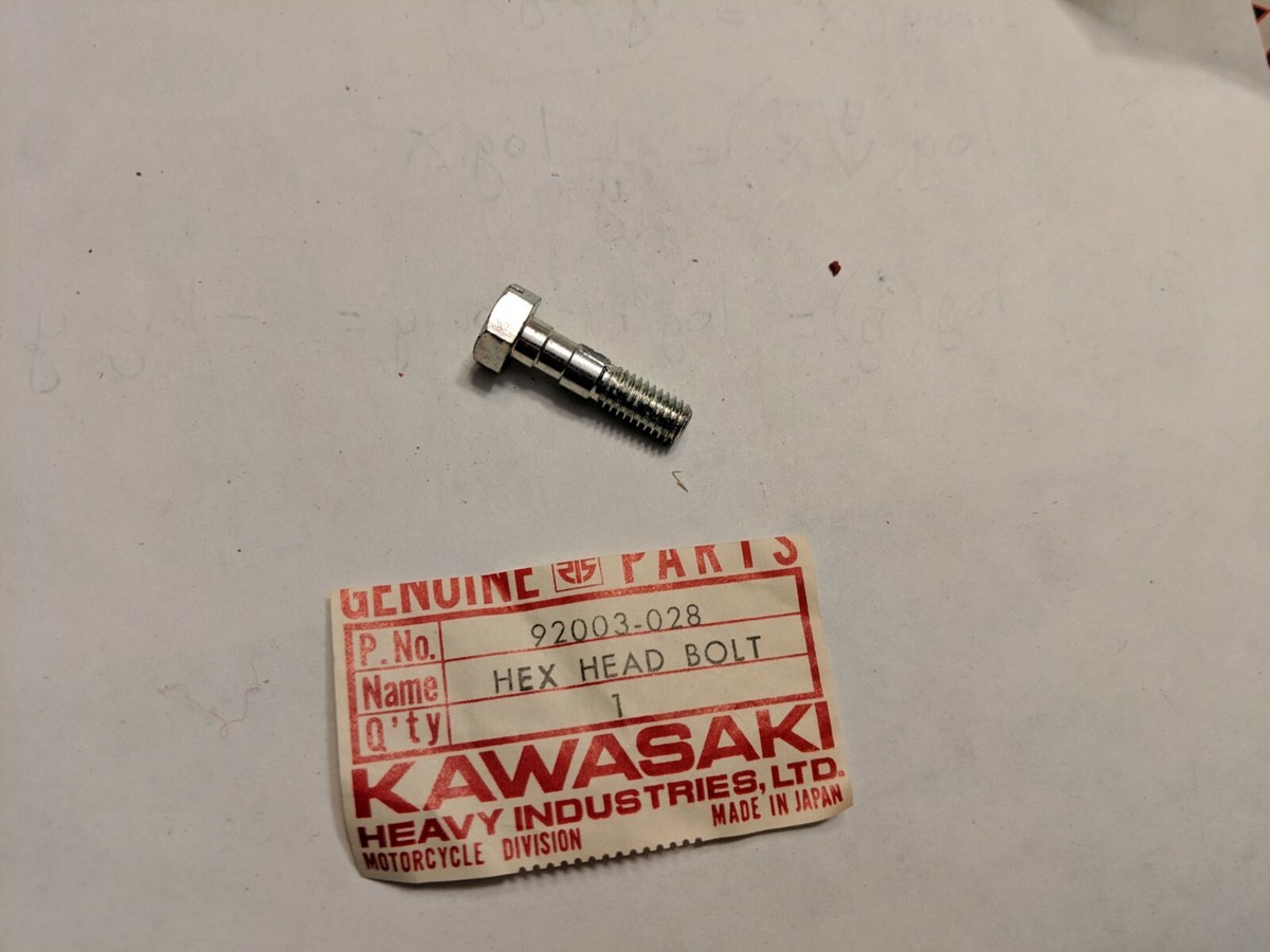 Kawasaki NOS Bolt - Hex Head, 6X24: A1 A1SS A7 A7SS - 92003-028 | eBay