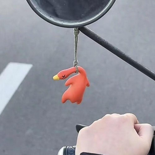 Cute Color'Changing Roast Duck Pendant Uv Temperature-Sensing Color Change C2X4 - Picture 4 of 16