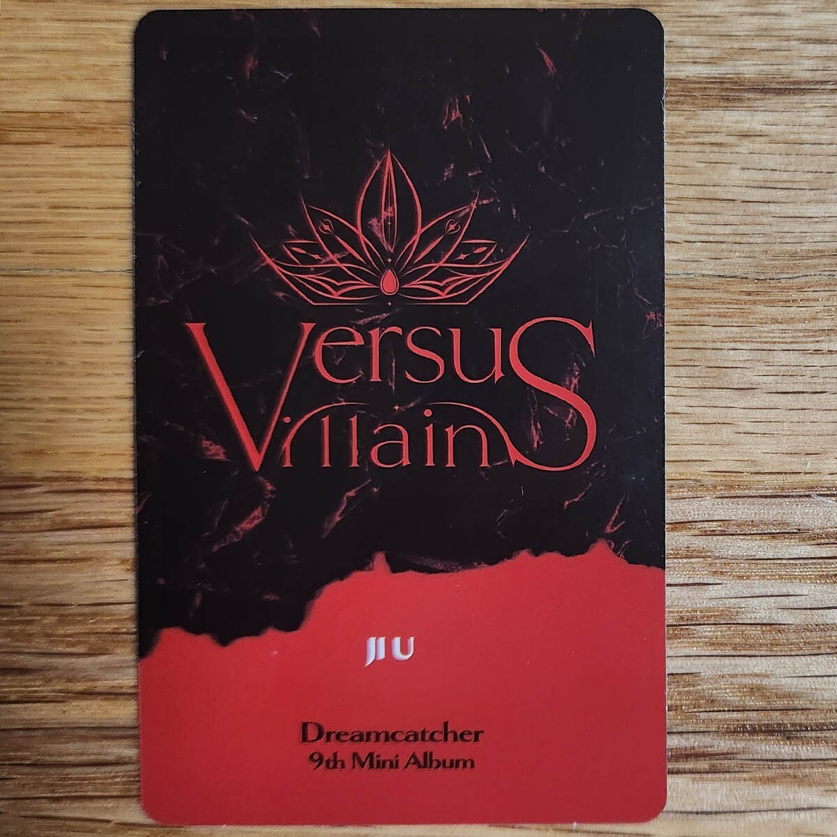 Ji U Official Photocard Dreamcatcher 9th Mini Album Villains C Ver