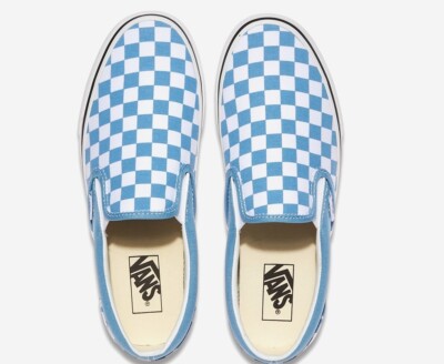 国内配送 VANS CLASSIC SLIP-ON 2-TONE H BLUE VANS CLASSIC SLIP-ON MEN'S SHOES VN000D6BE2W COLOR THEORY