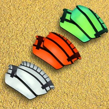 3 Sets Lenses Replacement for-Wiley X Valor Polarized-Silver Orange Red Green