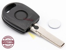 1x NUOVO CHIAVE GUSCIO CASO CON LUCE  PER VW GOLF 4 IV BORA SEAT SKODA