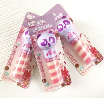 3 Pack~Lip Smacker KIWI BERRY GUM DROP Lippy Pals Collection Lip Balm 0.26 oz/ea