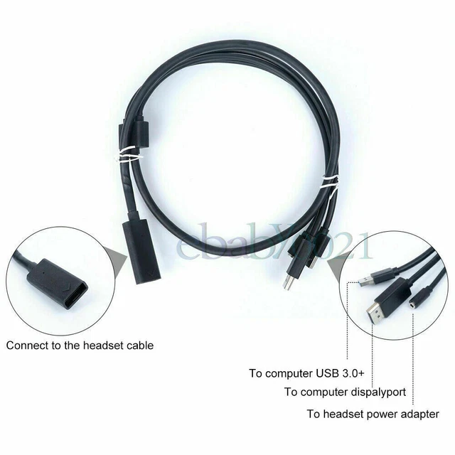 1PC headset connection cable connecting computer VR PC games VALVE VR