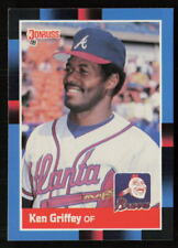 Ken Griffey 1988 Donruss #202 Atlanta Braves Baseball Card