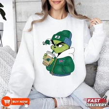 Grinch Tulane Green Wave NCAA Football Sweatshirt - Full Color, Full Size