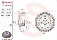 Tambour de frein Renault R14