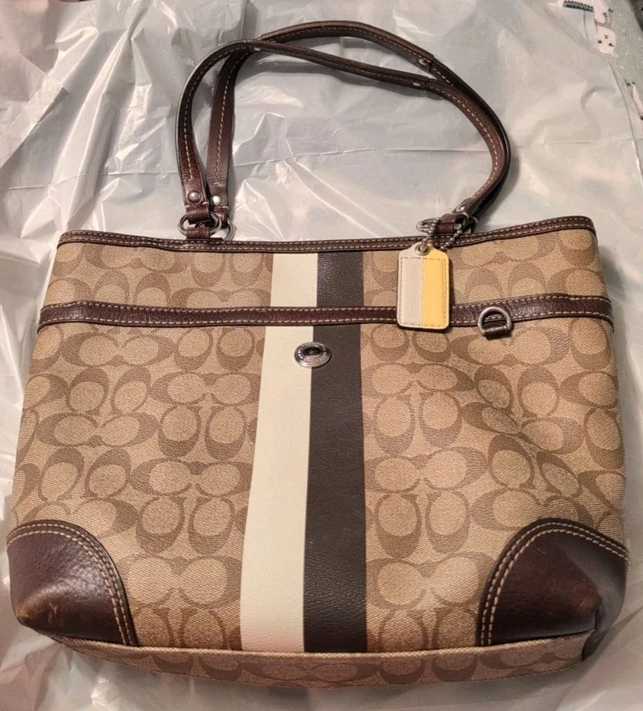 Coach Chelsea Tote Striped Bags & Handbags for Women for sale | eBay