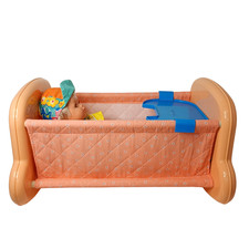 Cicciobello Culla a Dondolo e bambola Cicciobello Feber accessori abiti bagnetto