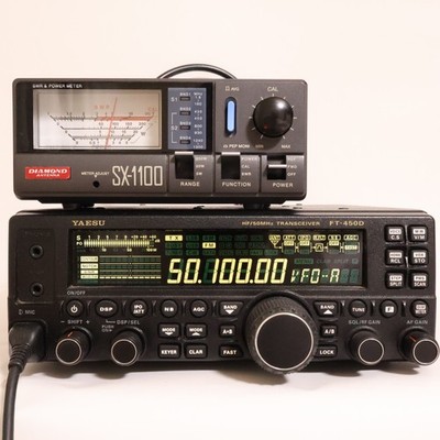 YAESU FT-450DM HF/50MHz トランシーバー Yaesu FT-450D HF/50MHz 100W Transceiver Amateur Ham Radio Tested