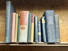 Antique Hardcover Color Books Decor