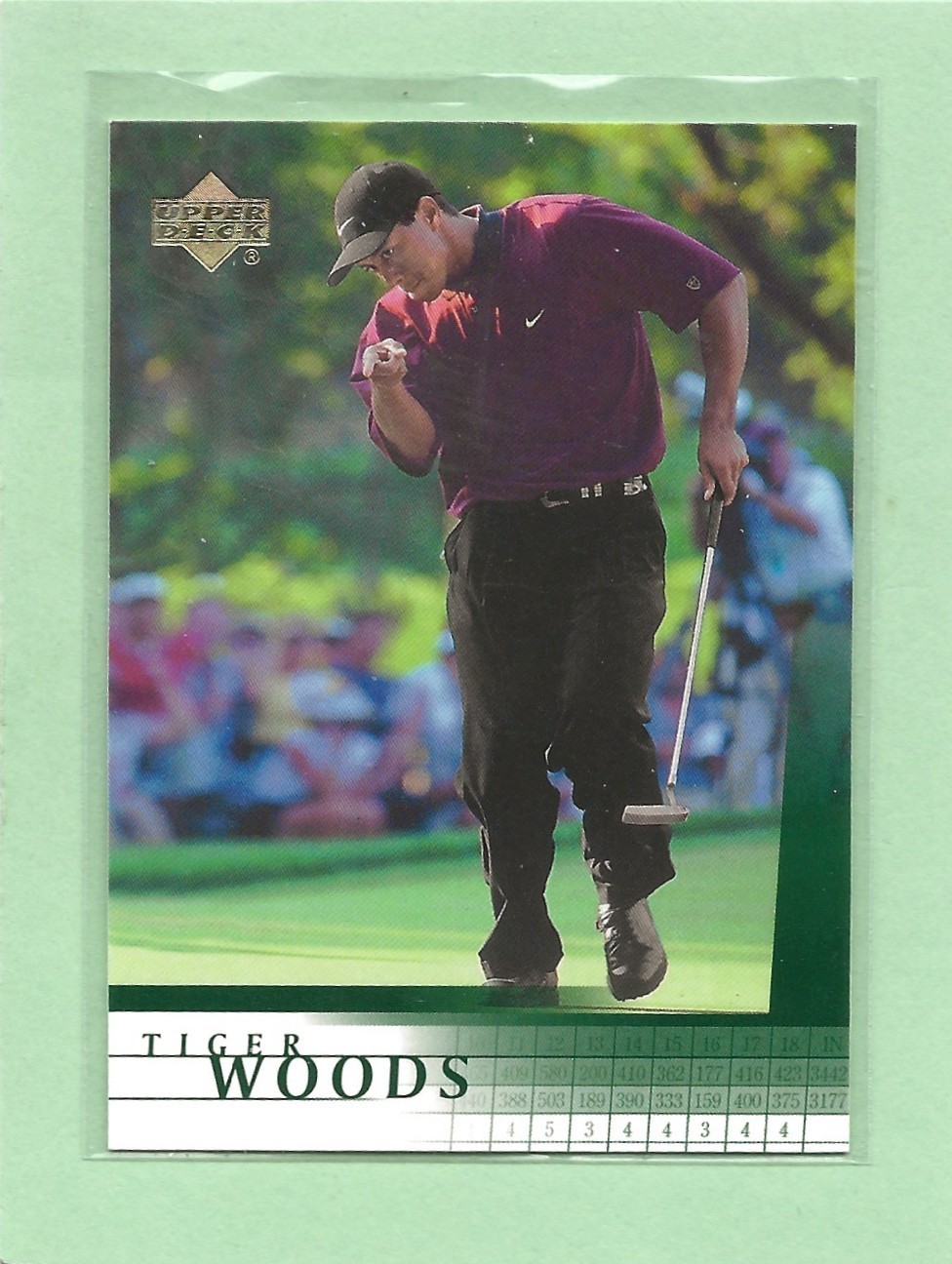 TIGER WOODS - 2001 Upper Deck "Rookie" - #1 - (NRMT-MINT)