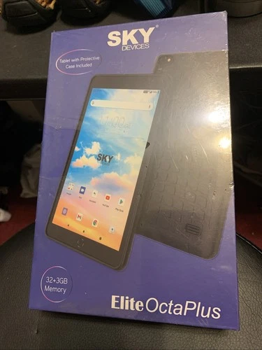 SKY Devices Elite OctaPlus - 32GB/3 GB Ram 8" Tablet- New Factory Sealed Black
