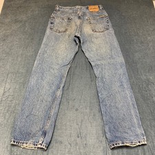 Vintage Levi Strauss Signature Jeans Mens 31x32 Blue Denim Cotton Regular Fit